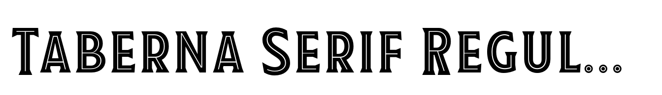 Taberna Serif Regular In